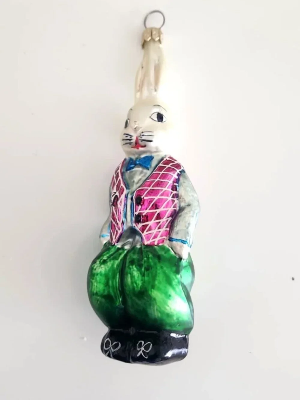 ✨Very Rare Authentic Christopher Radko Peter Rabbit Bunny Handmade Glass Orament